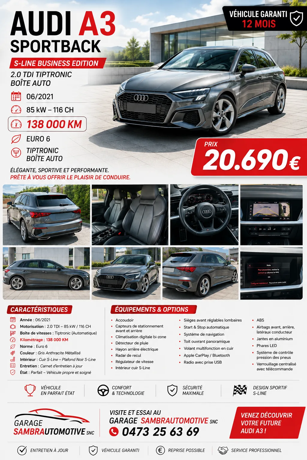 Audi A3 2021 — photo 1